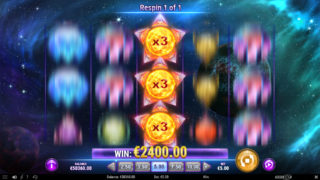 Crystal Sun online slot Respin feature