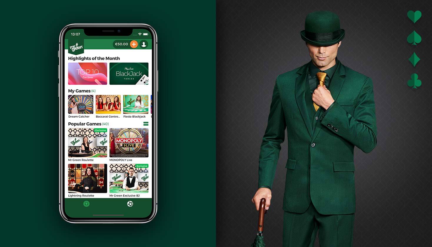 NEW: LIVE Casino App | Mr Green