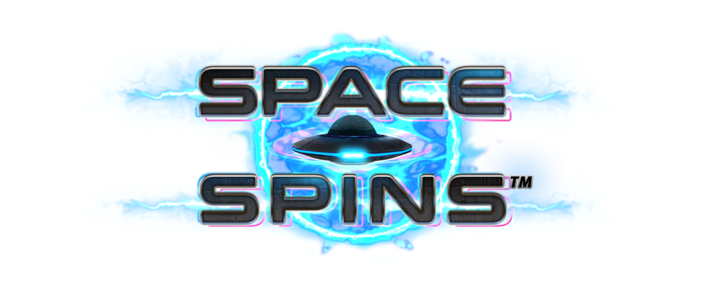 Space Spins online slot Logo Wazdan