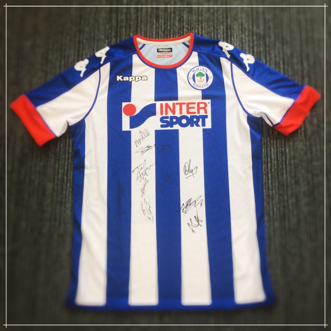 wigan athletic retro shirt